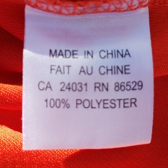 Tim Hortons Timbits Jersey #31 Youth Size Medium Button Up Short Sleeve ORANGE - Picture 6 of 7